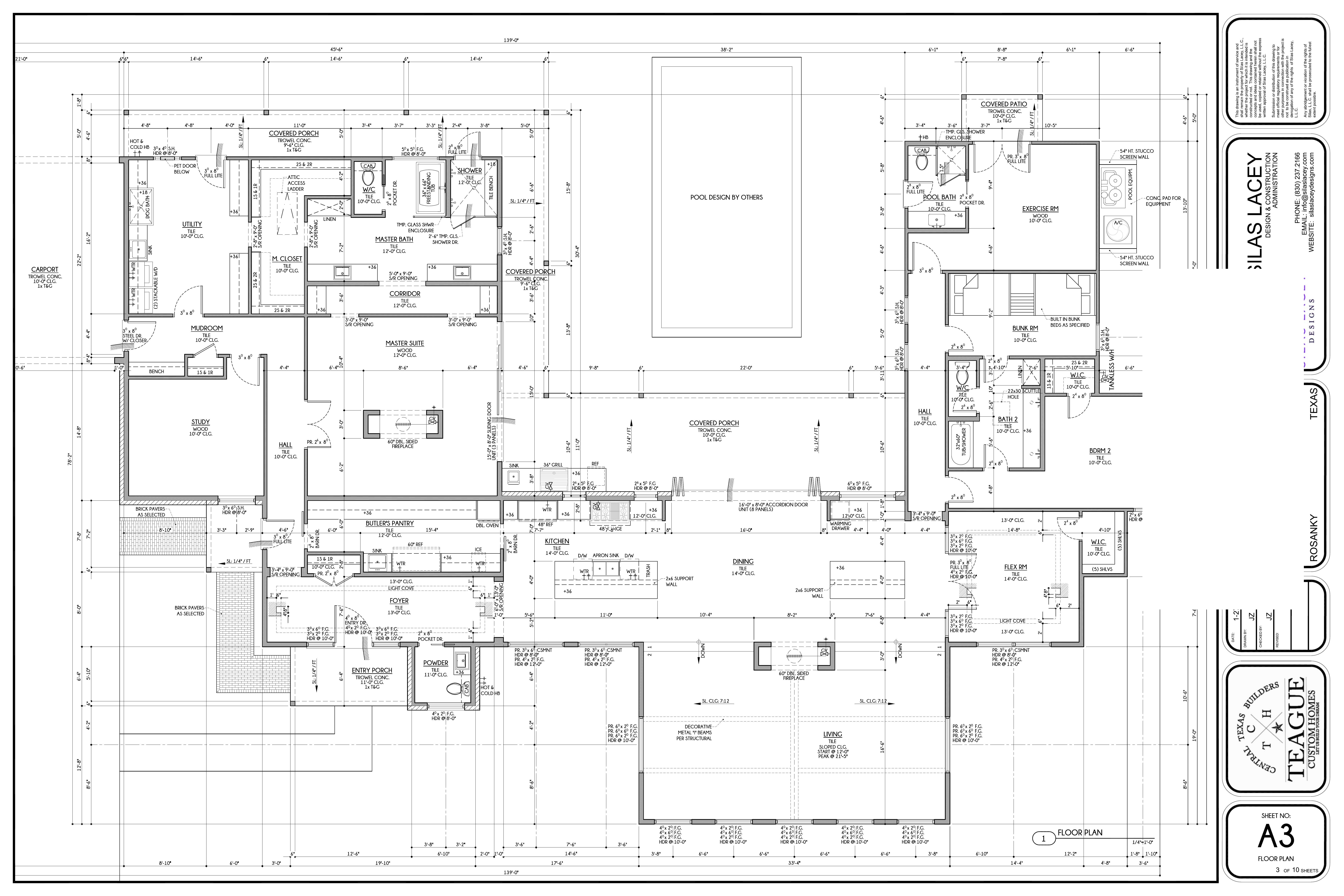Private Residence — Floor Plan