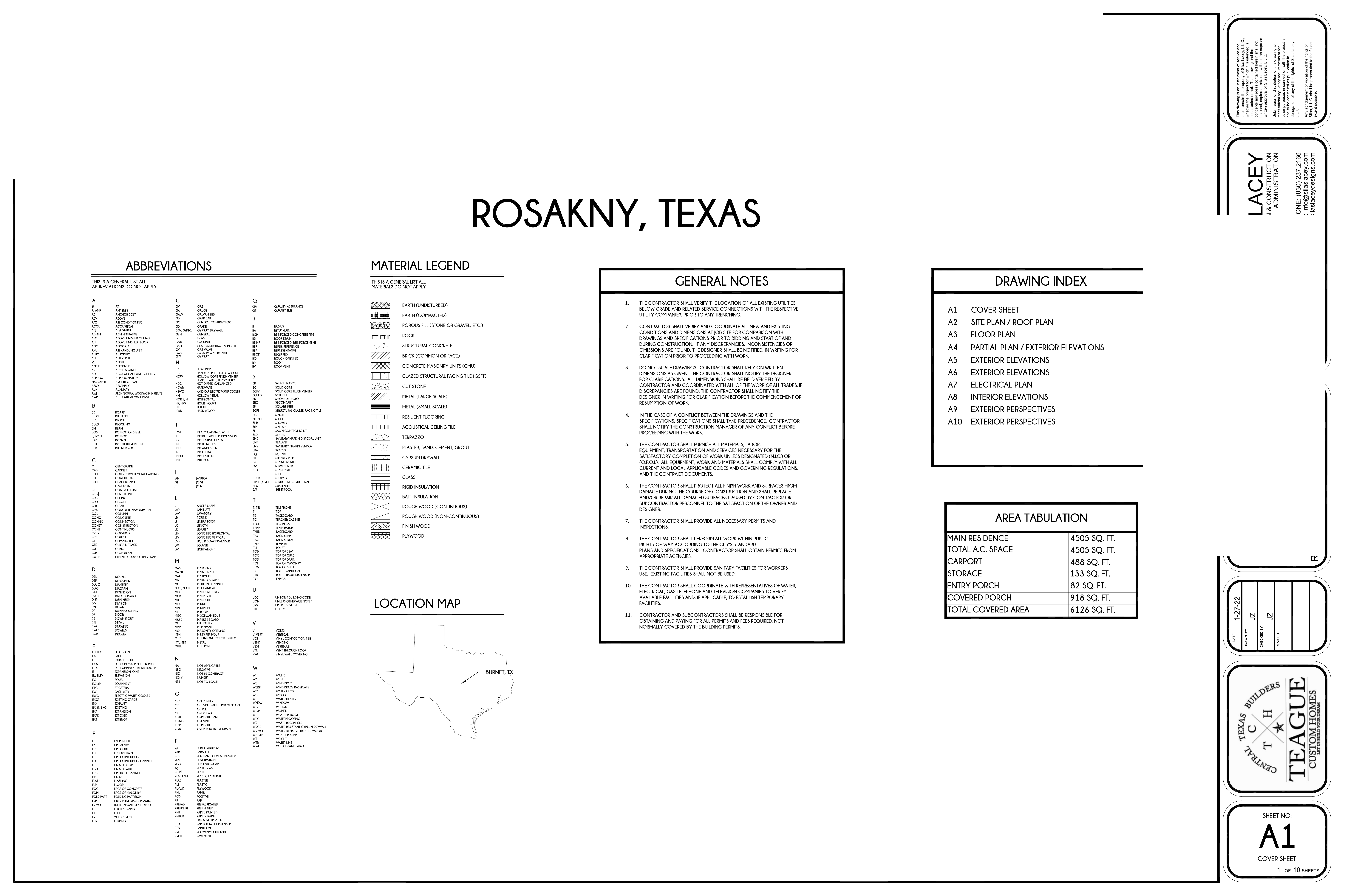 Private Residence — Plan Overview