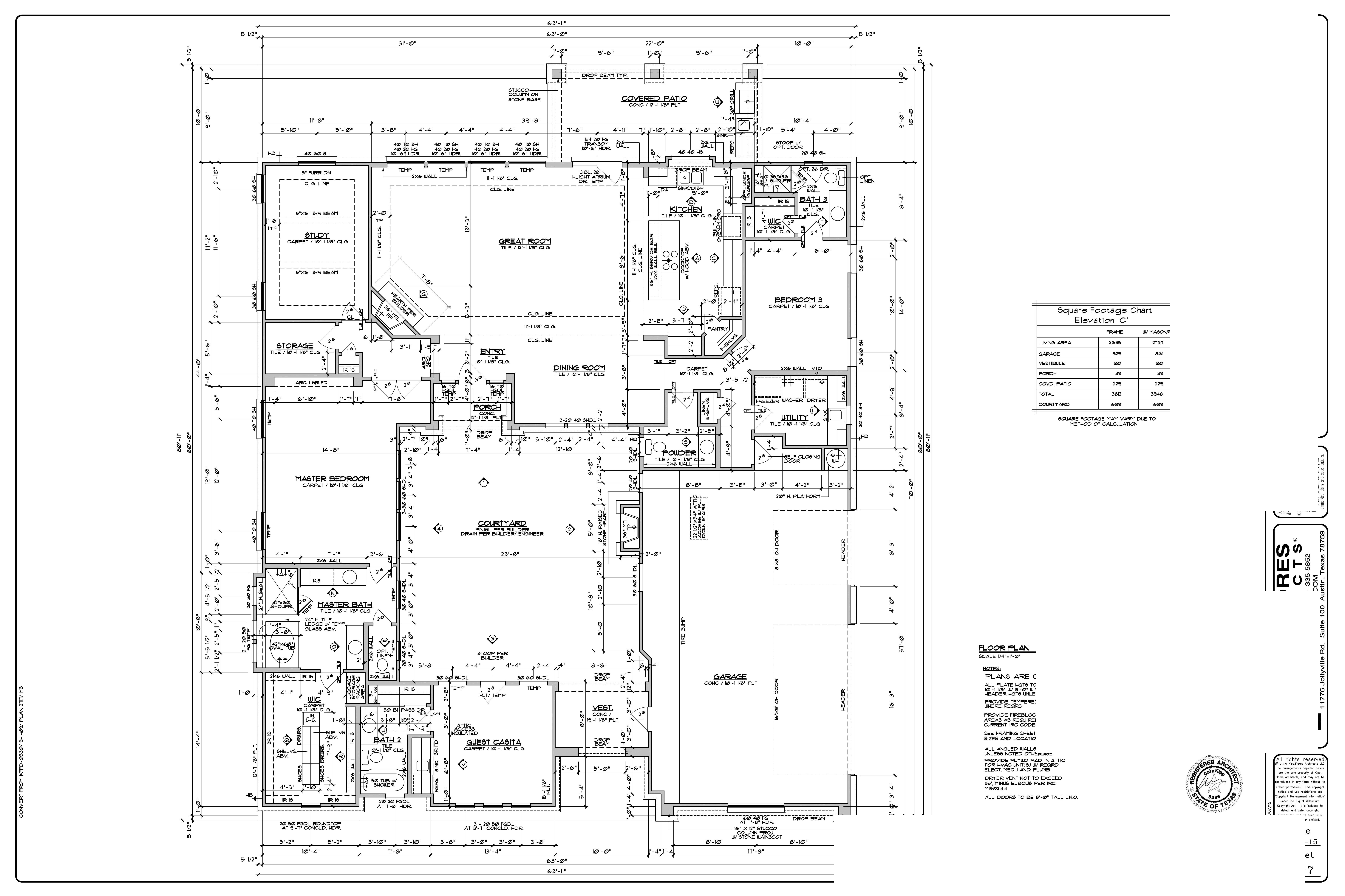 Georgetown Estate — Floor Plan