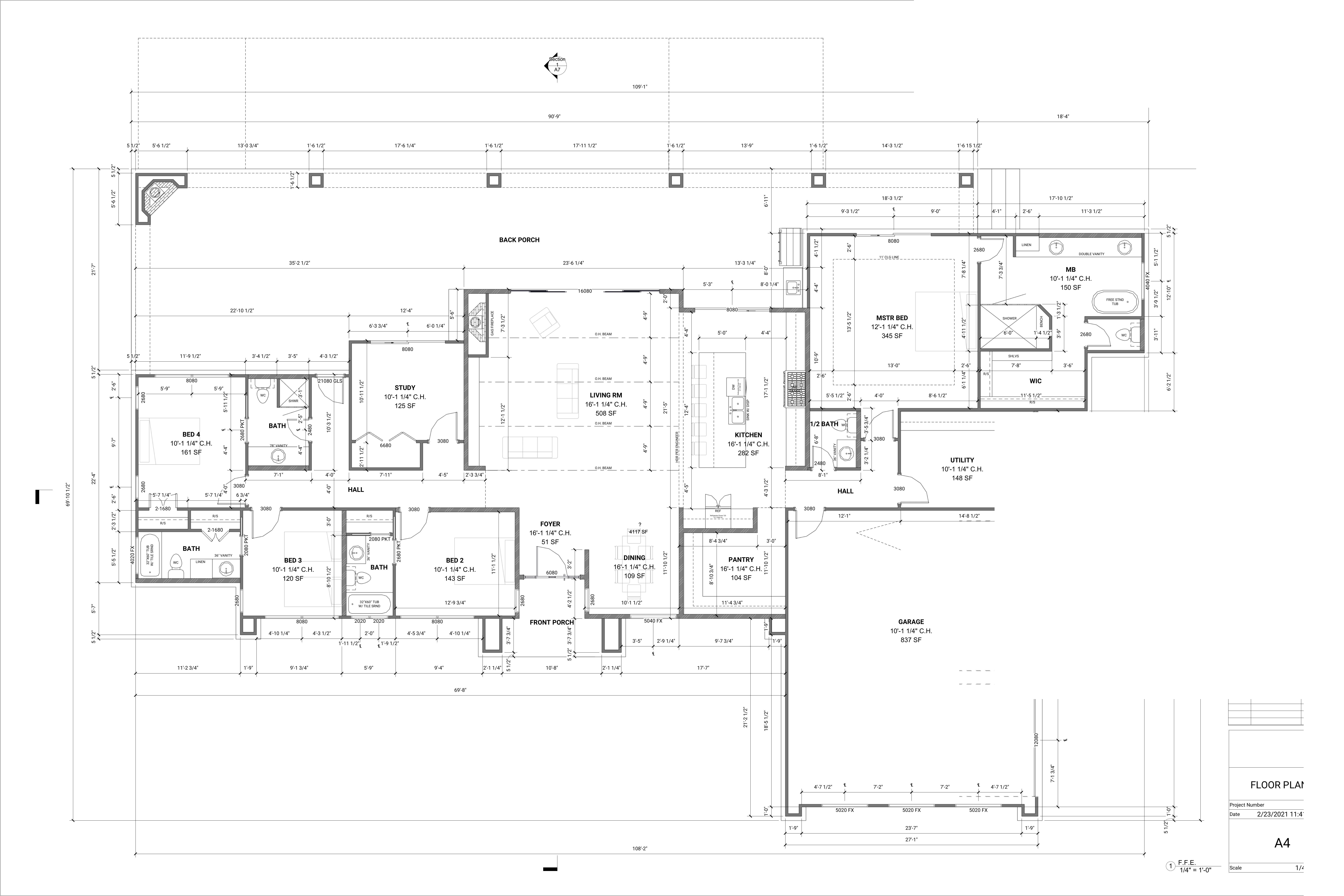 Private Residence — Floor Plan